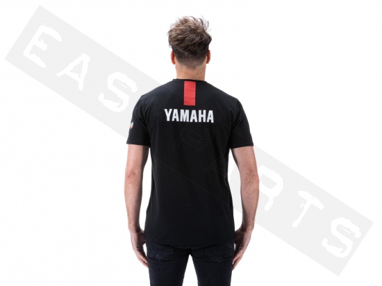 Yamaha T-shirt YAMAHA Racing Heritage Baltor Negro Hombre